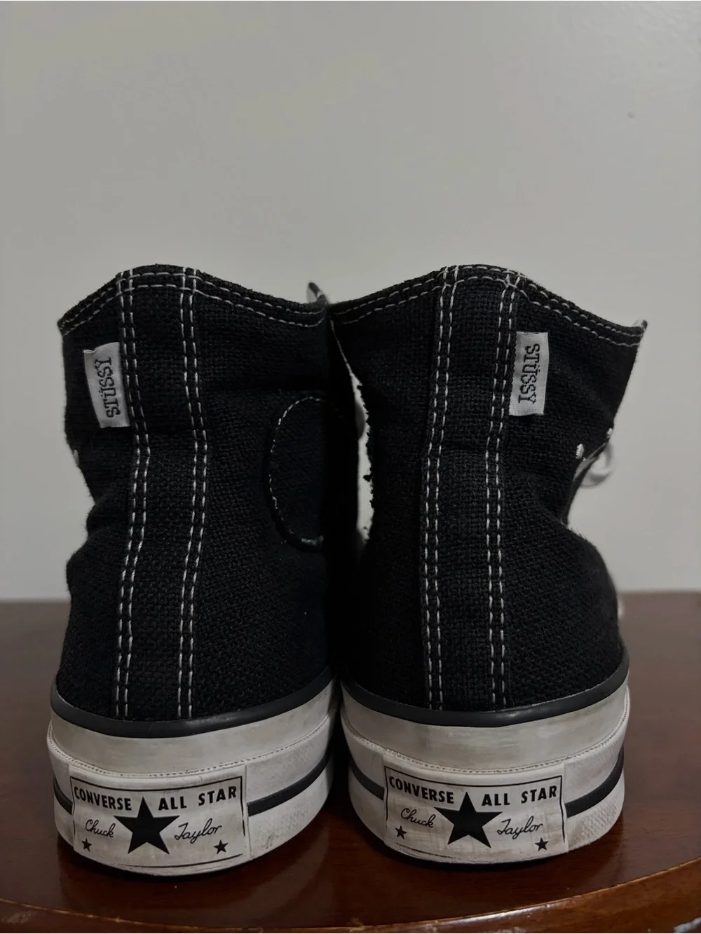 Converse x Stussy Chuck 70 High Black White Premium Hemp A01765C-001